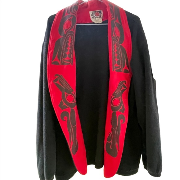 One of a kind Vintage,!Ay Ay Mut Original Salish Coat RARE!!… - Picture 3 of 11